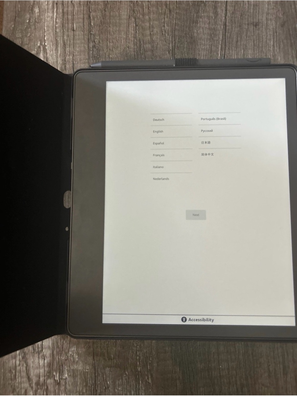 Amazon Kindle Scribe Tablet with Protective Folio Case & Pen